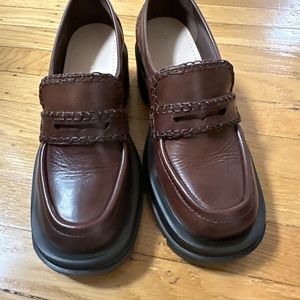 Loeffler Randall heeled loafer 9.5